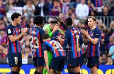 لاعبو برشلونة