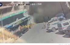 فيديو لحظة سقوط مبنى الاسكندرية.JPG