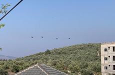 طائرات الاحتلال تحلق في سماء مخيم جنين.jpg