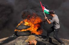مظاهرات حاشدة على حدود غزة 2.jpg