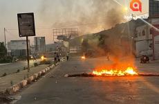 مواجهات في نابلس عقب مظاهرة داعمة لـ جنين.jpg