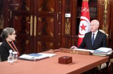 الرئيس التونسي ورئيسة حكومته
