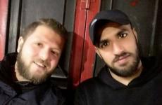 الاسير احمد قنبع مع رفيق دربه احمد جرار