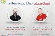 الأسيران عبدالله العارضة وعمار صبحي موسى يدخلان أعواما جديدة في سجون الاحتلال.jpeg
