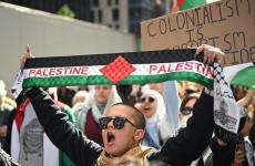 مظاهرات في نيويورك أمريكا دعماً لغزة وتنديداً بالعدوان الإسرائيلي