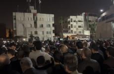 مظاهرات أمام السفارة الإسرائيلية في عمان.jpeg