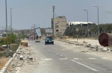 حاجز نيتساريم  الذي يفصل شمال قطاع غزة عن جنوبه.jfif