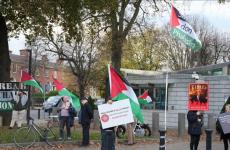 من الاعتصام في ايرلندا دعماً لفلسطين.jpg