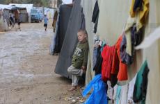 أمطار على خيام النازحين... الشتاء في خيام النازحين .. غرق النازجين  1.jfif