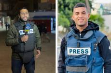 الشهيدين الصحفيين محمد منصور وحسام شبات.jpg