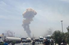 انفجار في ميناء رجائي بإيران