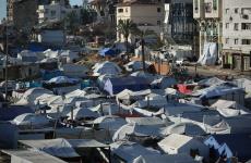 تكدس خيام النازحين