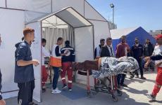 الهلال الأحمر الفلسطيني مستشفى السرايا الميداني