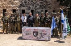 كاتس يقتحم موقع ترسلة قرب جبع جنوب جنين.jpg