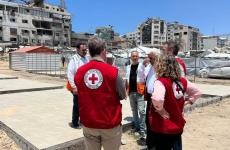 الصليب الأحمر في غزة