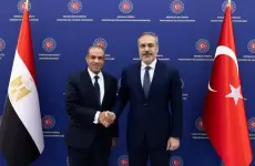 وزير الخارجية المصري بدر عبد العاطي و وزير الخارجية التركي فيدان هاكان " أرشيفية "