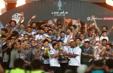 لحظة تتويج الزمالك بكأس مصر 2025
