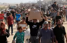 توزيع المساعدات الأميركية الإسرائيلية في غزة.