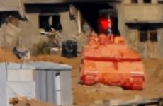 تفجير جرافة