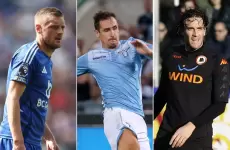 من اليمين لوكا توني وميروسلاف كلوزه وجيمي فاردي