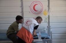 الهلال الأحمر يفتتح عيادة السرايا  للرعاية الأولية في غزة