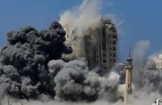 لحظة تدمير برج مشتهى.