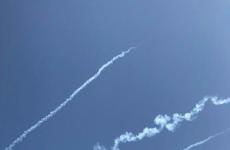 اطلاق صاروخ من غزة.jpg