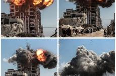 قصف الأبراج