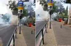 انفجار سيارة في تل ابيب.webp