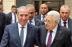 محمود عباس وحسين الشيخ