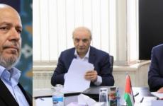 حسين الشيخ وماجد فرج وخليل الحية.jpeg