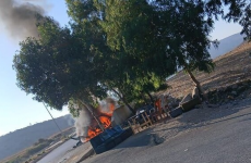 السيارة المستهدفة في الخردلي جنوب لبنان.png