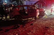 قصف مركبة في خانيونس