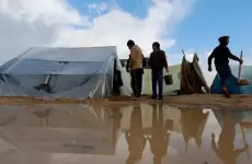 مياه الأمطار في غزة