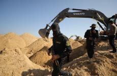 سرايا القدس بالتنسيق مع الصليب الأحمر واللجنة المصرية تواصل عمليات البحث عن جثث أسرى الاحتلال شرق قطاع غزة