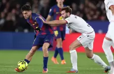 بيدري خاض ضد أوساسونا مباراته رقم 150 بقميص برشلونة