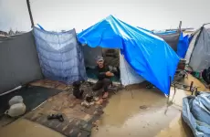 غرق الخيام في غزة