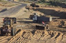 اللجنة المصرية تبدأ بتجهيز ارض نتساريم للنازحين