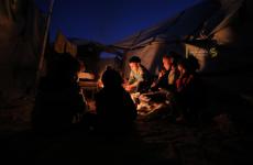 خيام النازحين غزة