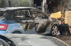 إحراق مركبات بهجوم للمستوطنين غرب نابلس.png