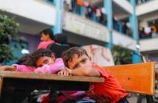 أطفال غزة نازحون في مدارس مدمرة