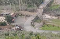 تدمير جسر في نهر الليطاني