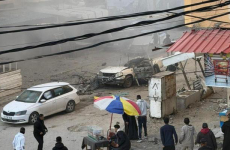 قصف اسرائيلي في مخيم النصيرات