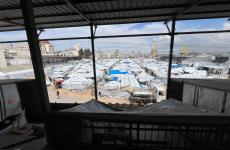 مخيمات النزوح في غزة .. ملعب اليرموك في غزة.jpg