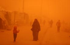 عاصفة تضرب فلسطين المحتلة