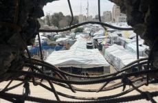 مخيمات النزوح في غزة