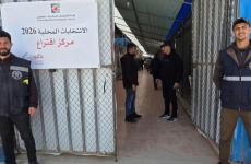 الشرطة تؤمن انتخابات بلدية دير البلح وسط القطاع