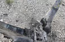 حطام الطائرة الامريكية من نوع اف 35