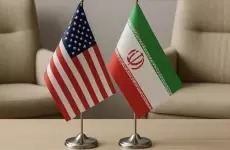 علم إيران وأميركا