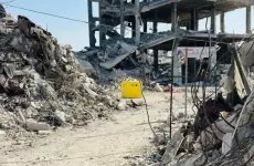 الخط الأصفر شرقي قطاع غزة